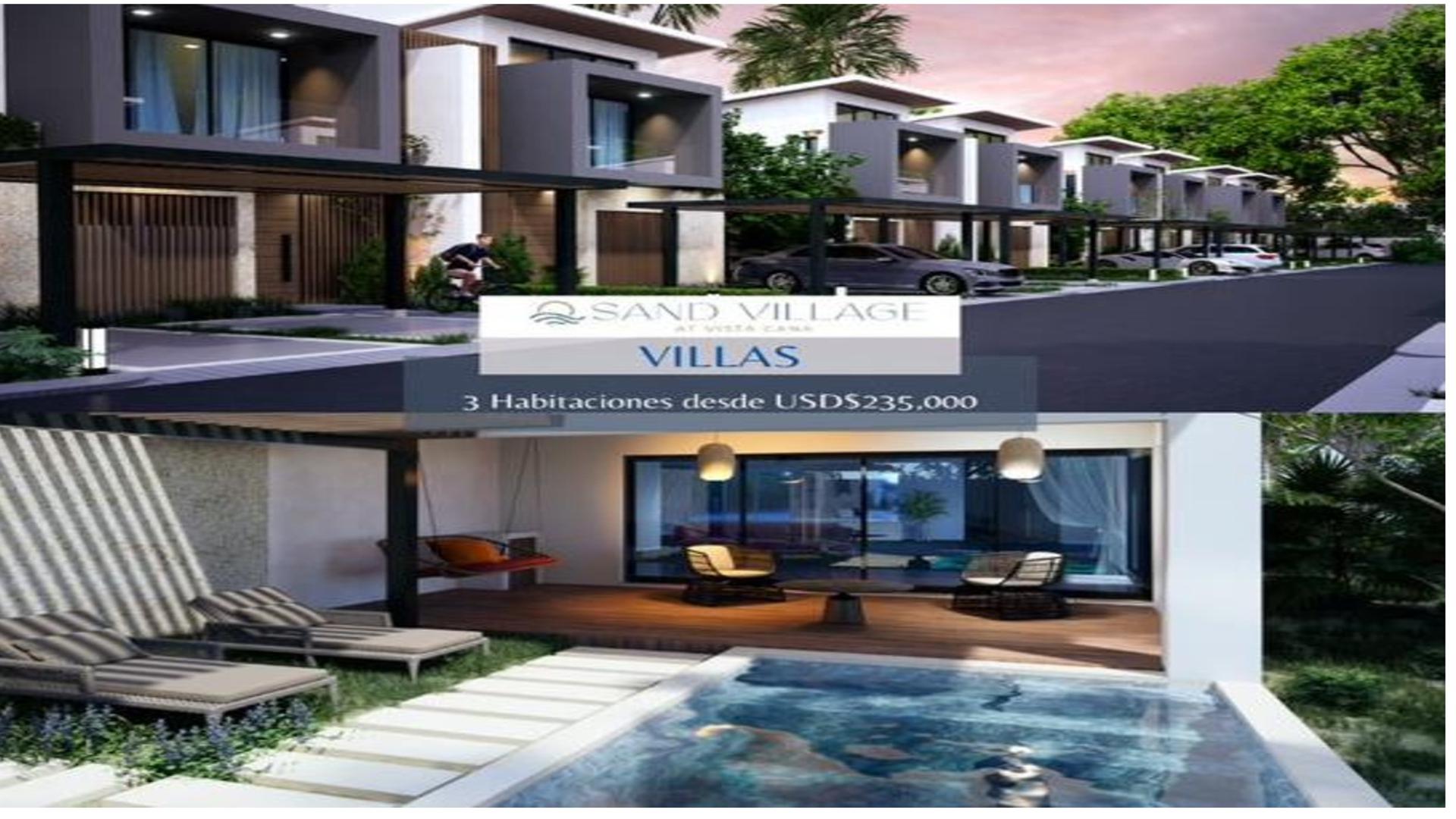 casas vacacionales y villas - PROYECTO DE VILLAS DUPLEX-PUNTA CANA 0