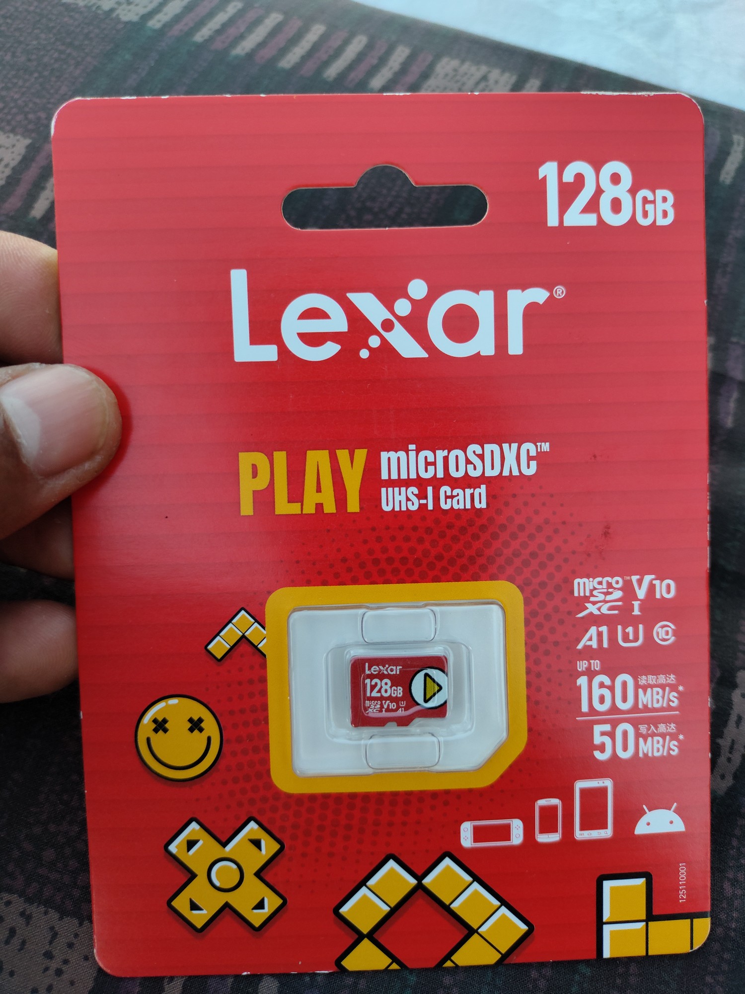 consolas y videojuegos -  Memoria micro SD 128GB LEXAR Play Nintendo Switch MicroSDXC 160MB/s  y 50MB/s