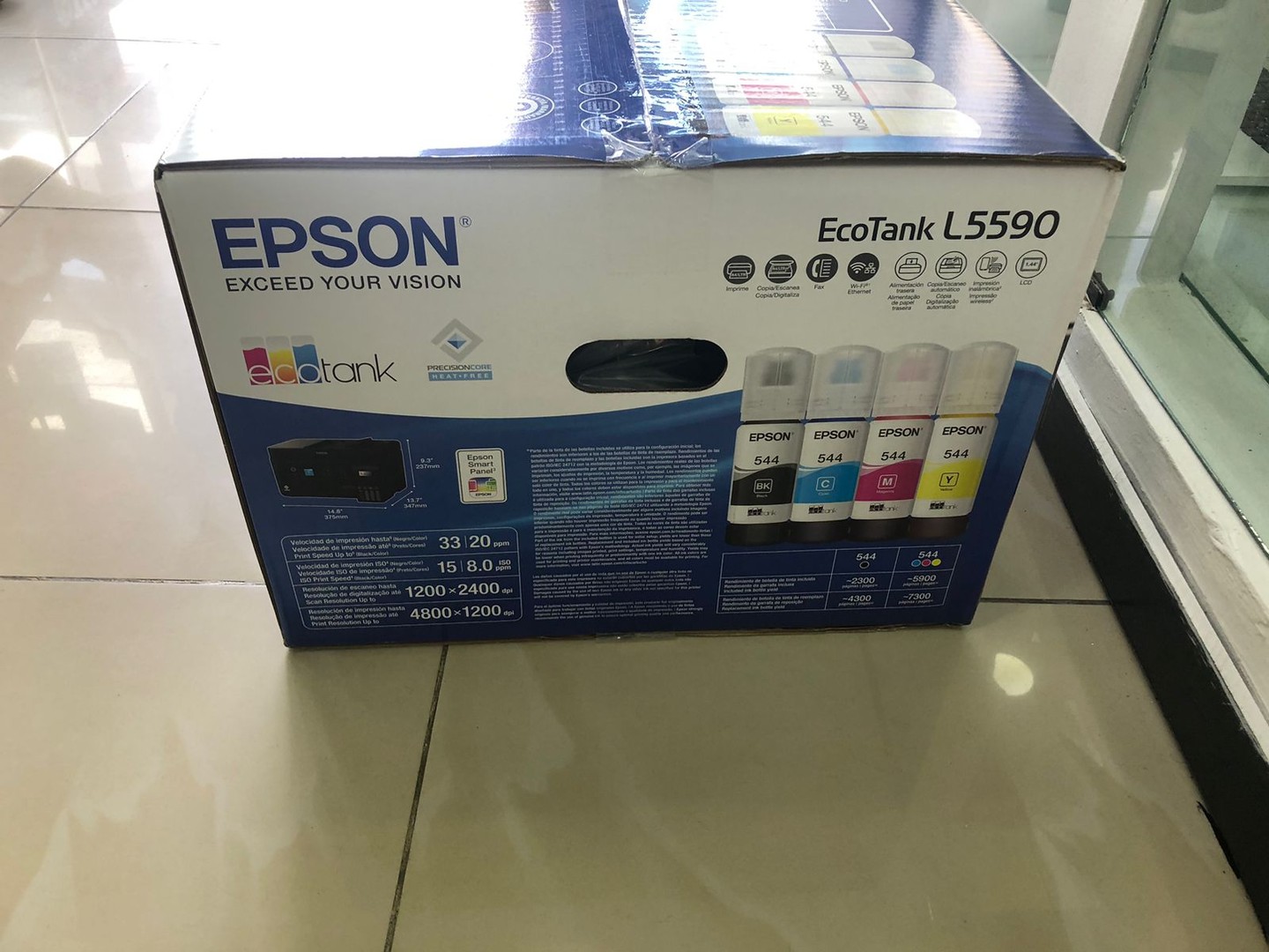 impresoras y scanners - OFERTA Impresora Epson L5590 a WIFI y USB, Multifuncional con bandeja ADF 6