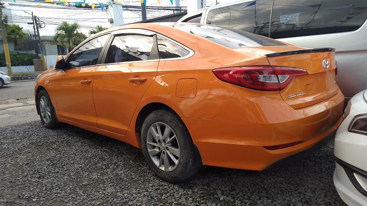 carros - HYUNDAI SONATA LF 2017  NARANJA  4