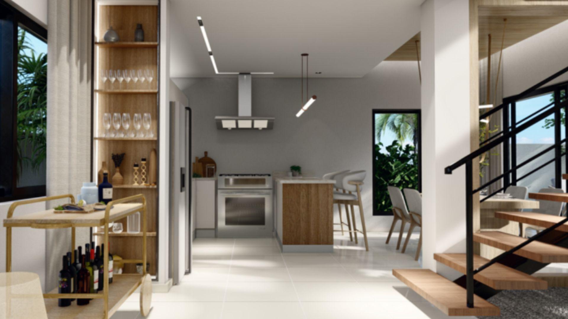 casas vacacionales y villas - Villa de 2 niveles en construcción en Venta en Bávaro, Punta Cana 6