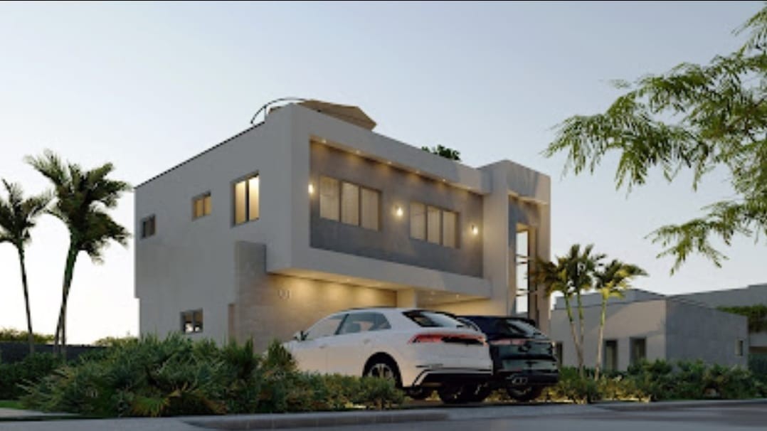 casas vacacionales y villas - Villa en Punta Cana de 3 habitaciones y 2 niveles, nueva 2022
