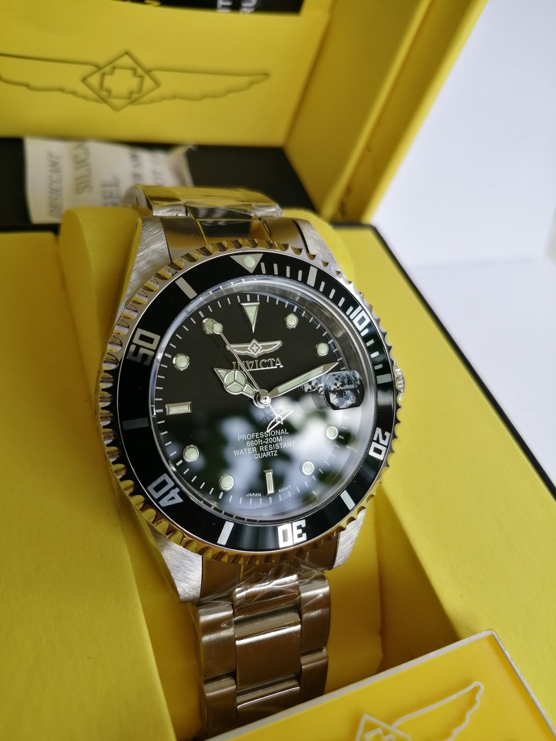 joyas, relojes y accesorios - Reloj Invicta 8932OB Pro Diver, acero inoxidable, plateado, de cuarzo