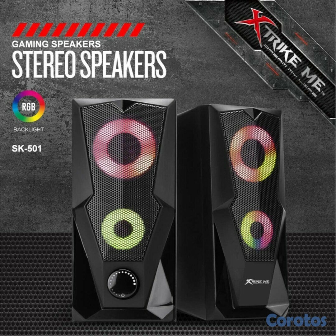 computadoras y laptops - Bocinas de Alta Calidad Xtrike Me 2.0 SK-501  retroiluminación RGB 1