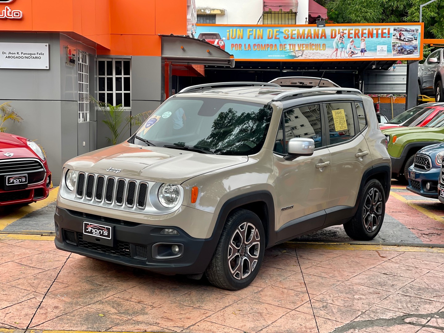 jeepetas y camionetas - Jeep Renegade Limited Beige 2016  0