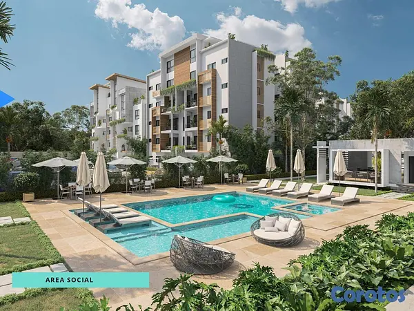 apartamentos - PROYECTO DE APARTAMENTO PUNTA CANA  5