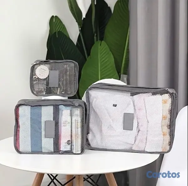 carteras y maletas - Set de 6 Bolsas Organizadoras para Maleta 2