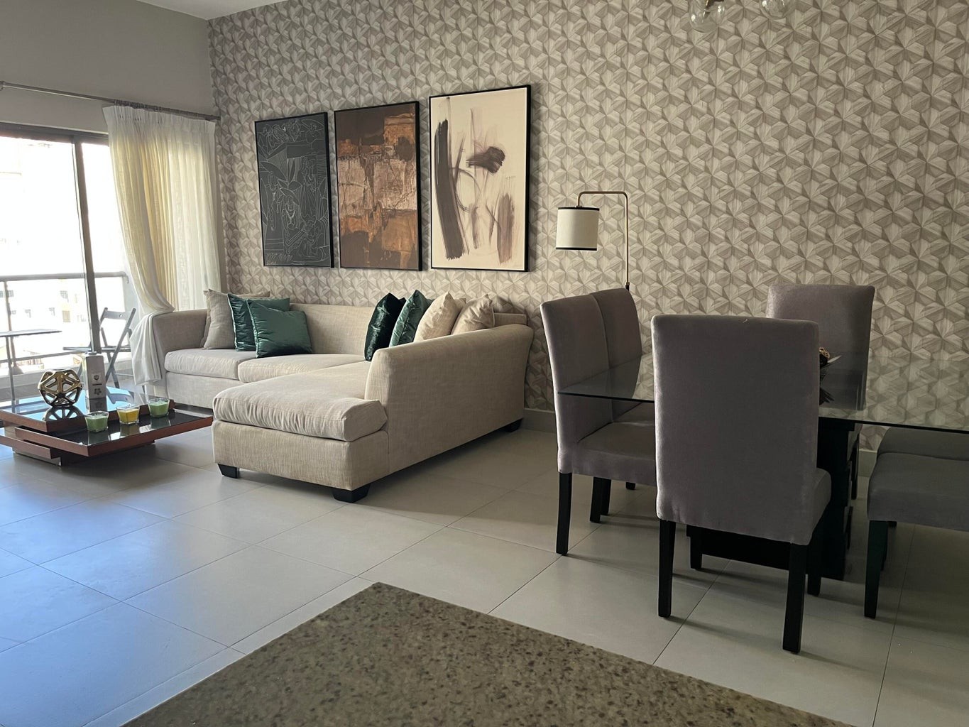 apartamentos - Alquiler Piantini Hermoso Apartamento equipado totalmente de Dos Habitaciones  3