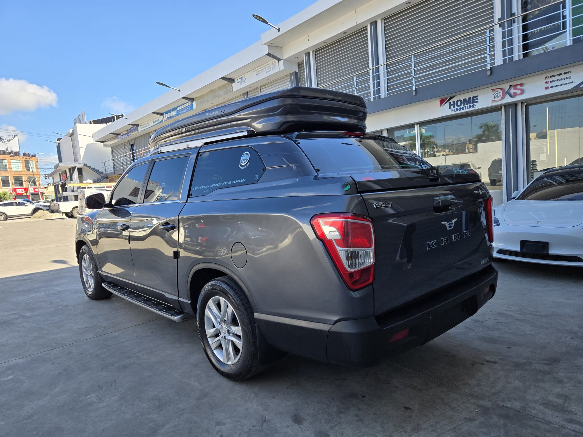 jeepetas y camionetas - KGM REXTON 2019 GRIS OSCURO DIESEL 3