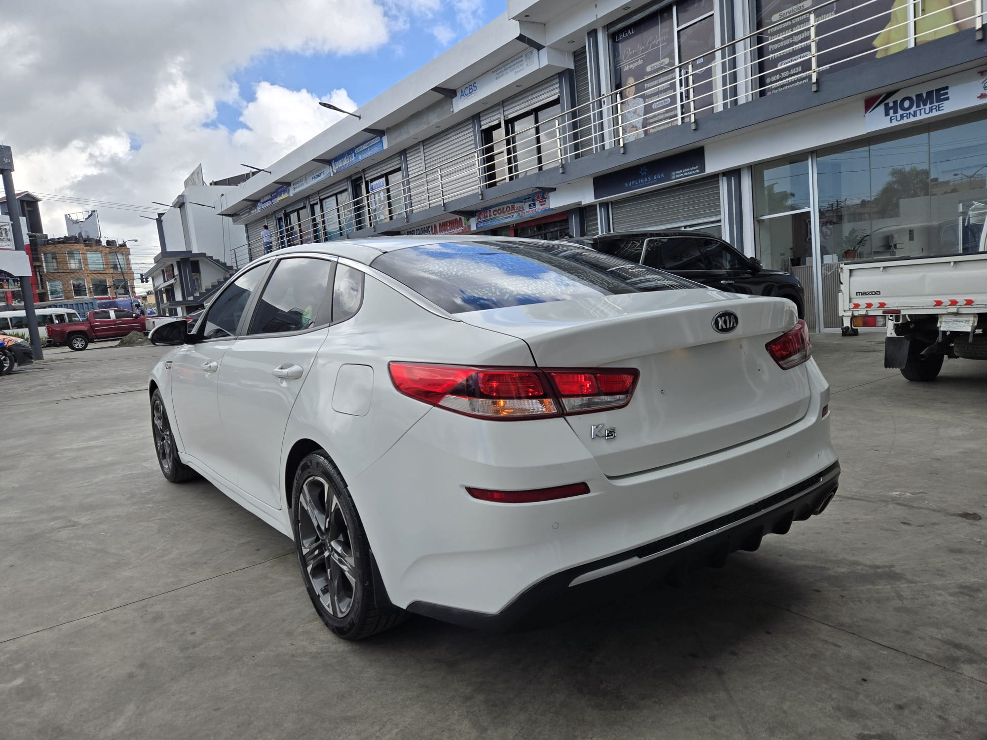 carros - KIA K5 2020 BLANCO 4