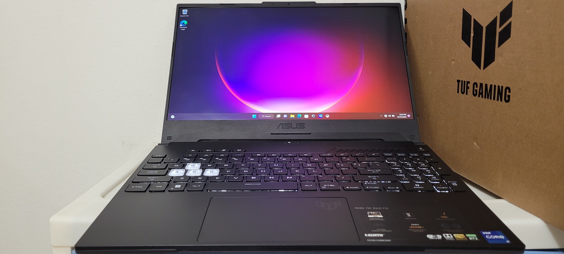 computadoras y laptops - Asus Gamer 15 Pulg Core i7 12th Gen Ram 16gb ddr5 Nvidea RTX 3060 6GB new 