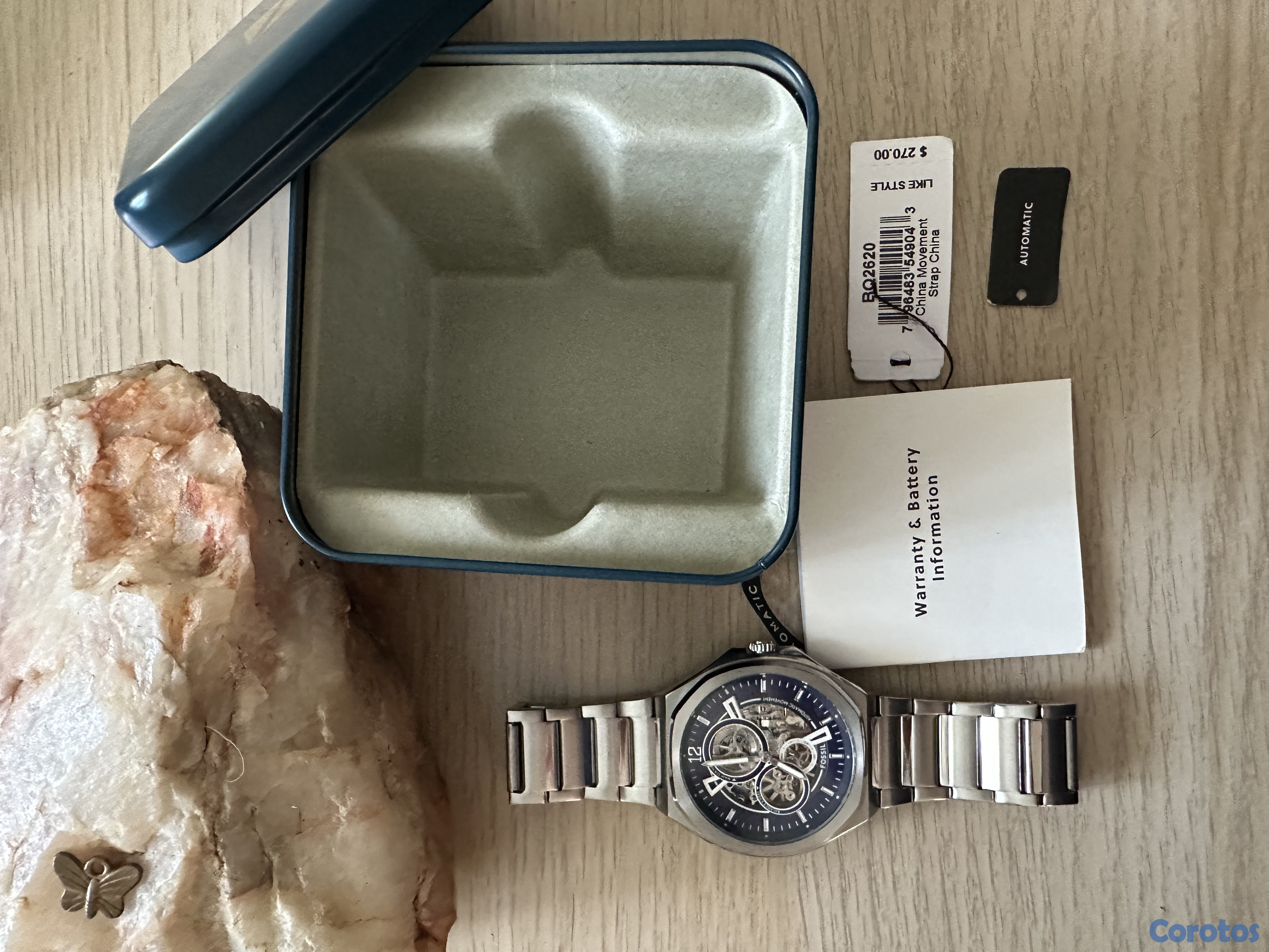joyas, relojes y accesorios - Vendo reloj Fossil Evanston automatic  1