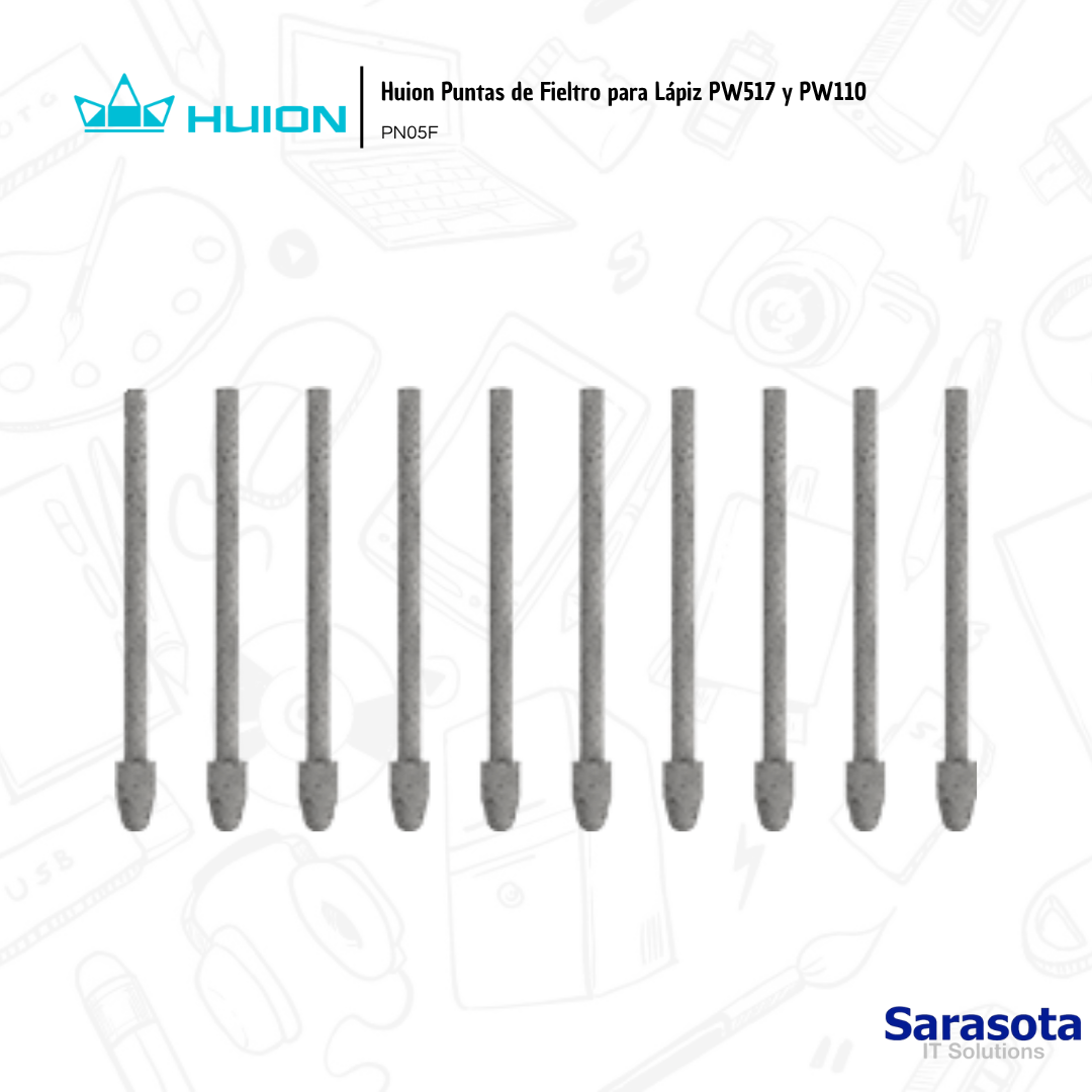 accesorios para electronica - Huion Puntas de Fieltro para Lápiz PW517 y PW110 2