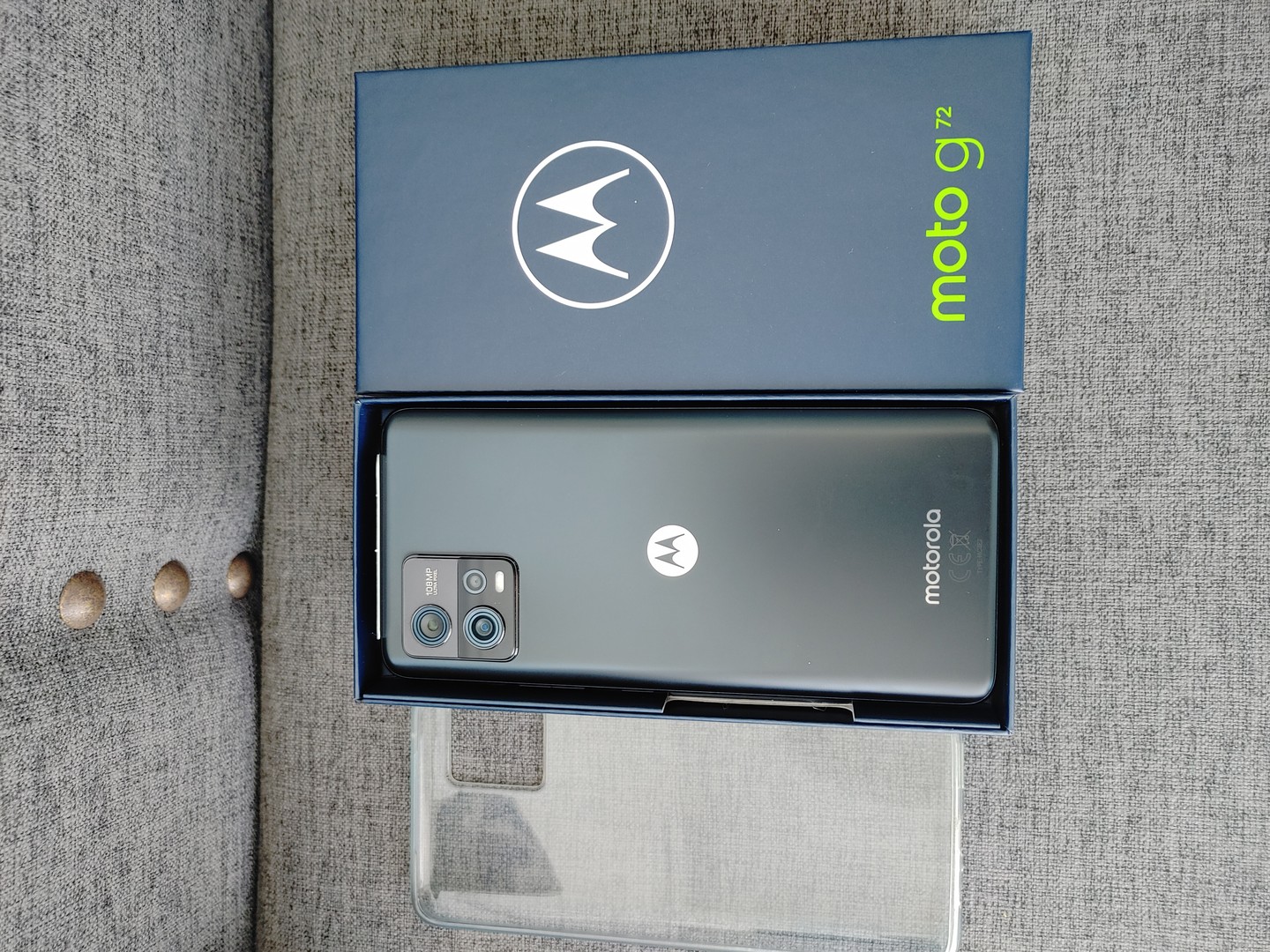 celulares y tabletas - Motorola G72 nuevo en su caja de claro 1