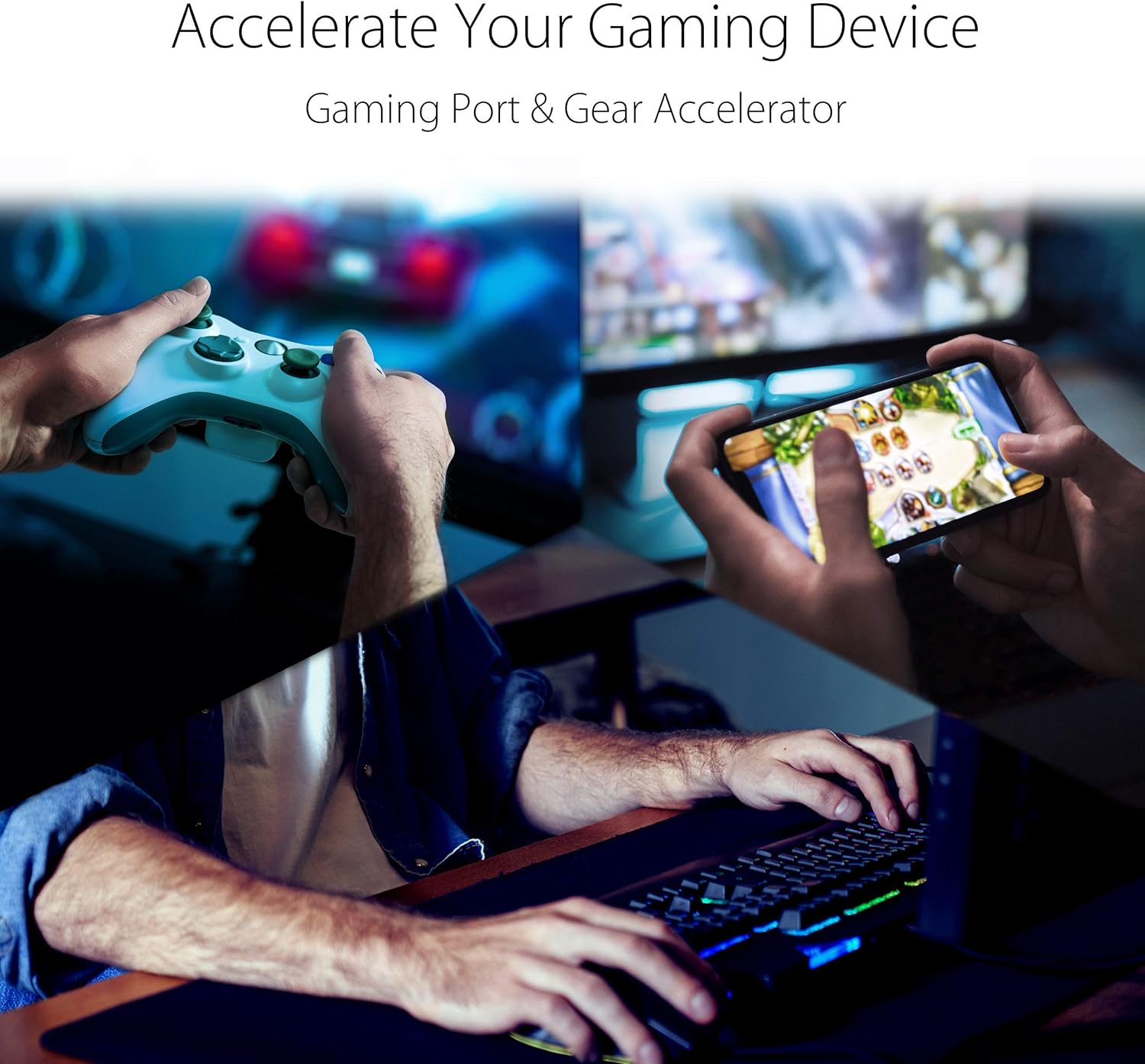 consolas y videojuegos - ASUS AX5400 WiFi 6 Gaming Router (RT-AX82U)  4