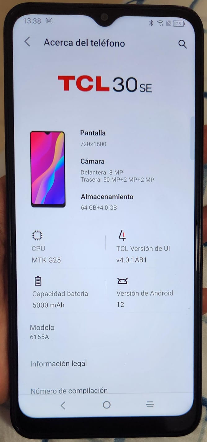 celulares y tabletas - Celular TCL 30SE