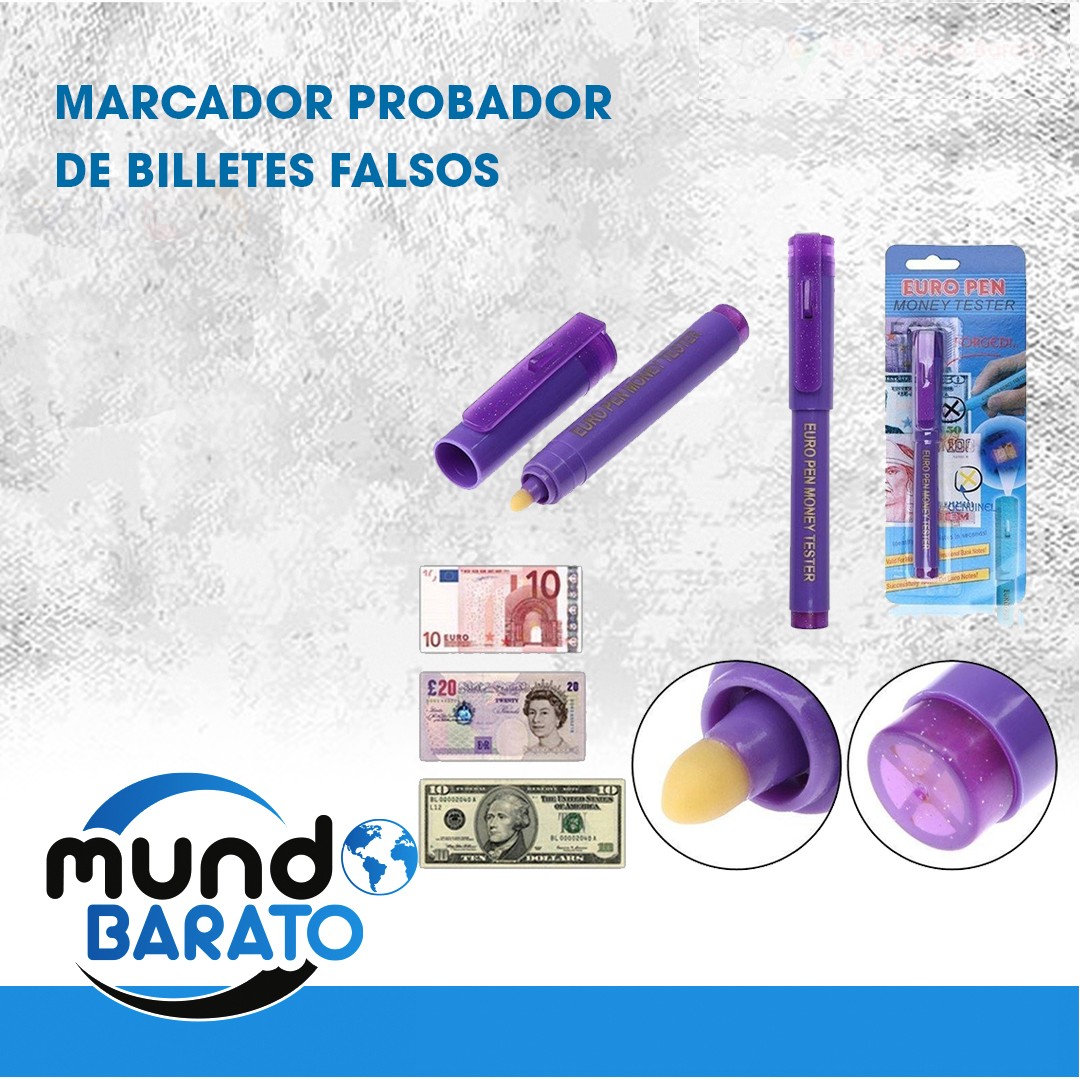otros electronicos - Lapiz Lapicero Boligrafo Detector De Billetes Dinero Falsos Falso Europen