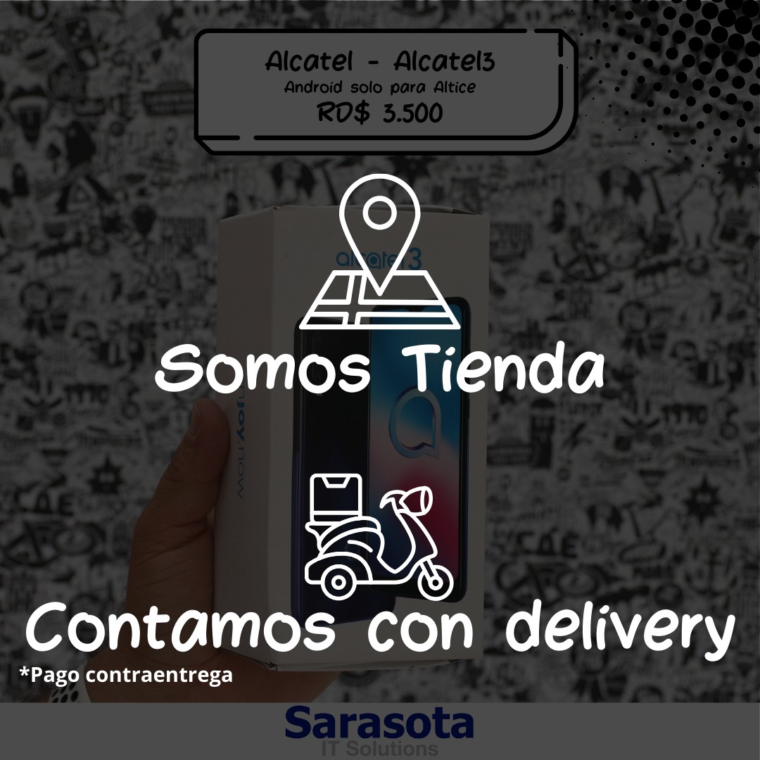 celulares y tabletas - Alcatel modelo Alcatel3 solo para altice 1