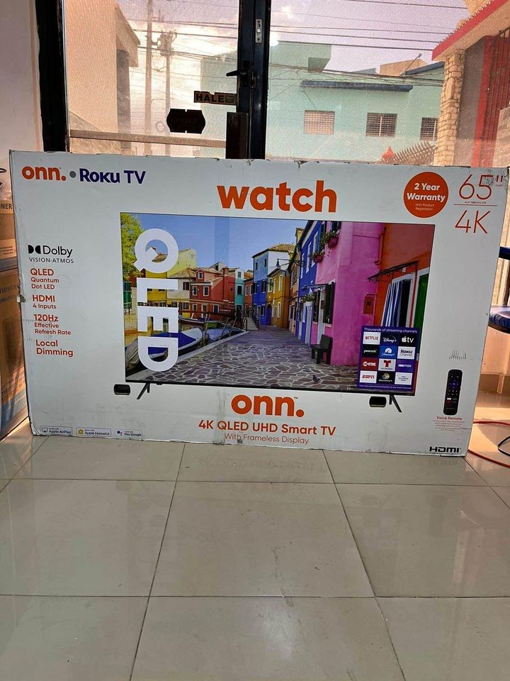 celulares y tabletas - ONN SMART TV QLED 65 PULGADAS 4K