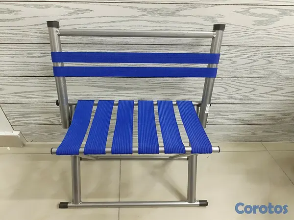 camaras y audio - Silla playera de metal plegable
 8