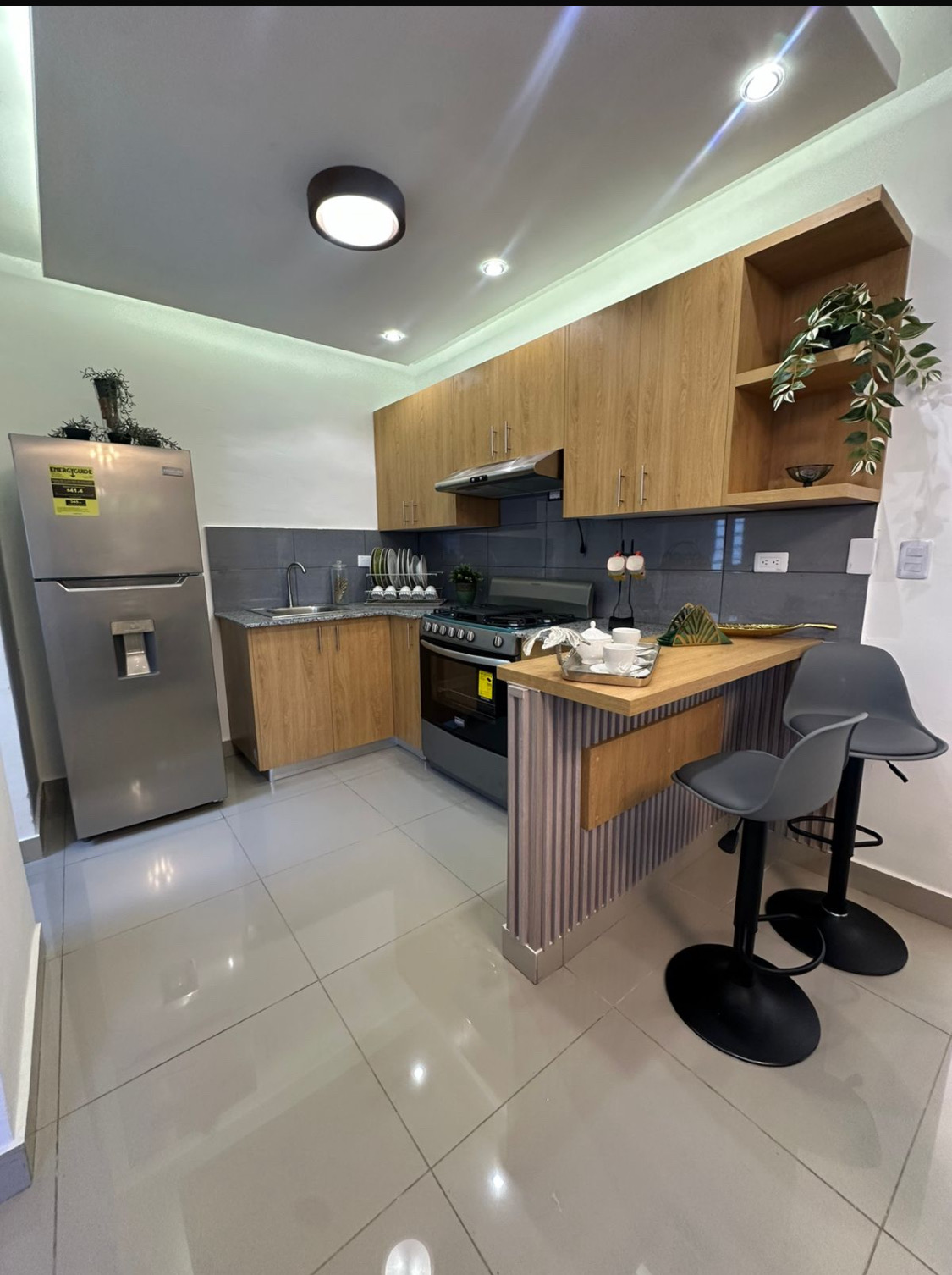 apartamentos - Apartamento en proyecto cerrado con piscina en la Av ecológica  3