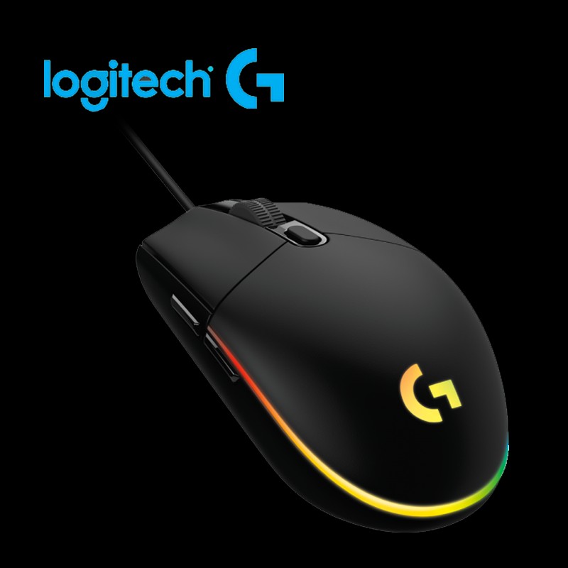 computadoras y laptops - MOUSE LOGITECH G203 LIGHTSYNC GAMING, COLOR NEGRO, OPTICO USB, ILUMINACIÓN RGB  1