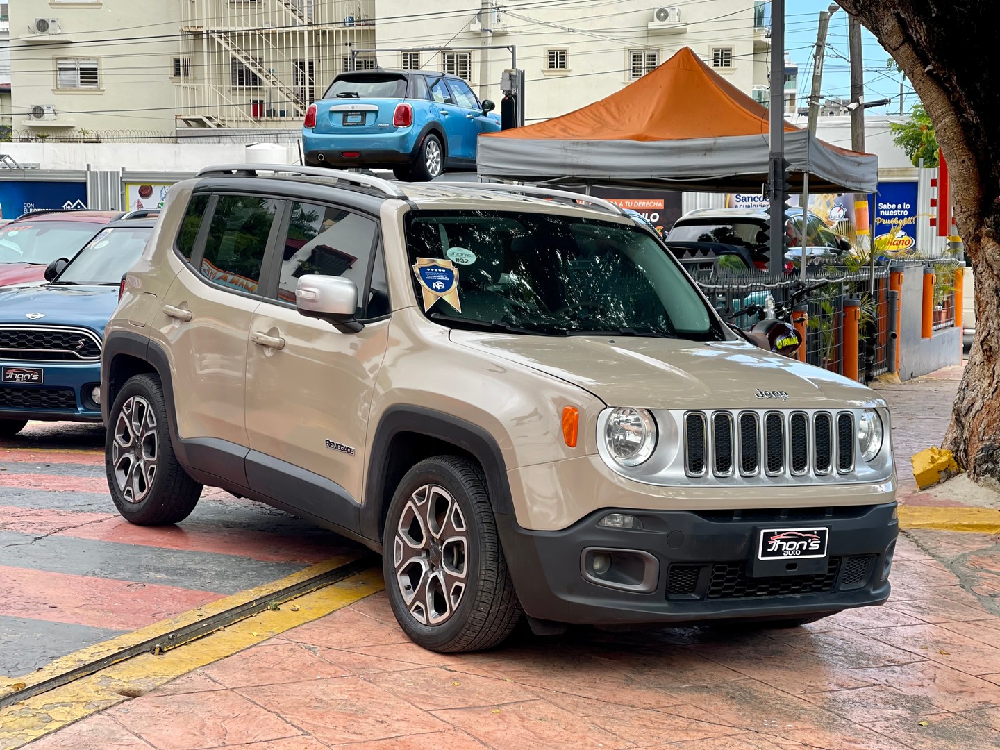 jeepetas y camionetas - Jeep Renegade Limited Beige 2016  1