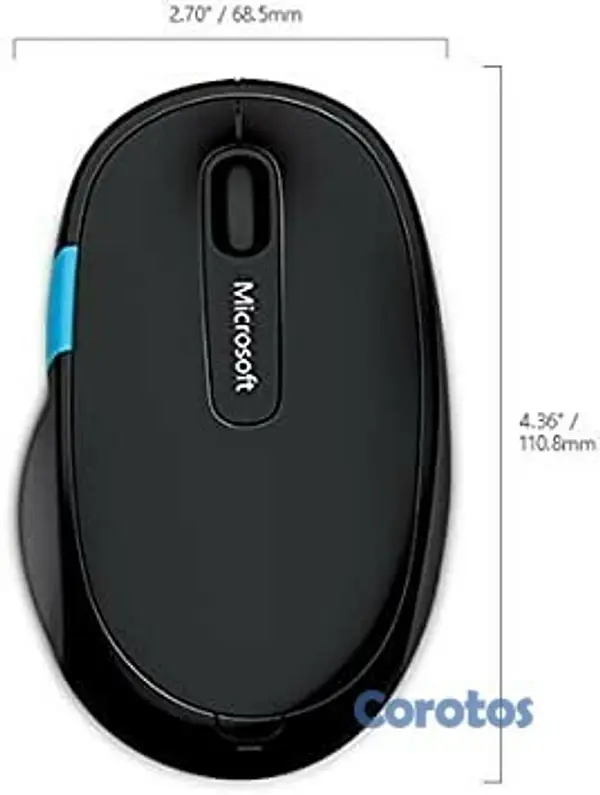computadoras y laptops - MOUSE MICROSOFT SCULPT COMFORT WIRELESS OPTICAL, USB, COLOR NEGRO. 2