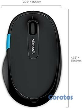 computadoras y laptops - MOUSE MICROSOFT SCULPT COMFORT WIRELESS OPTICAL, USB, COLOR NEGRO. 2