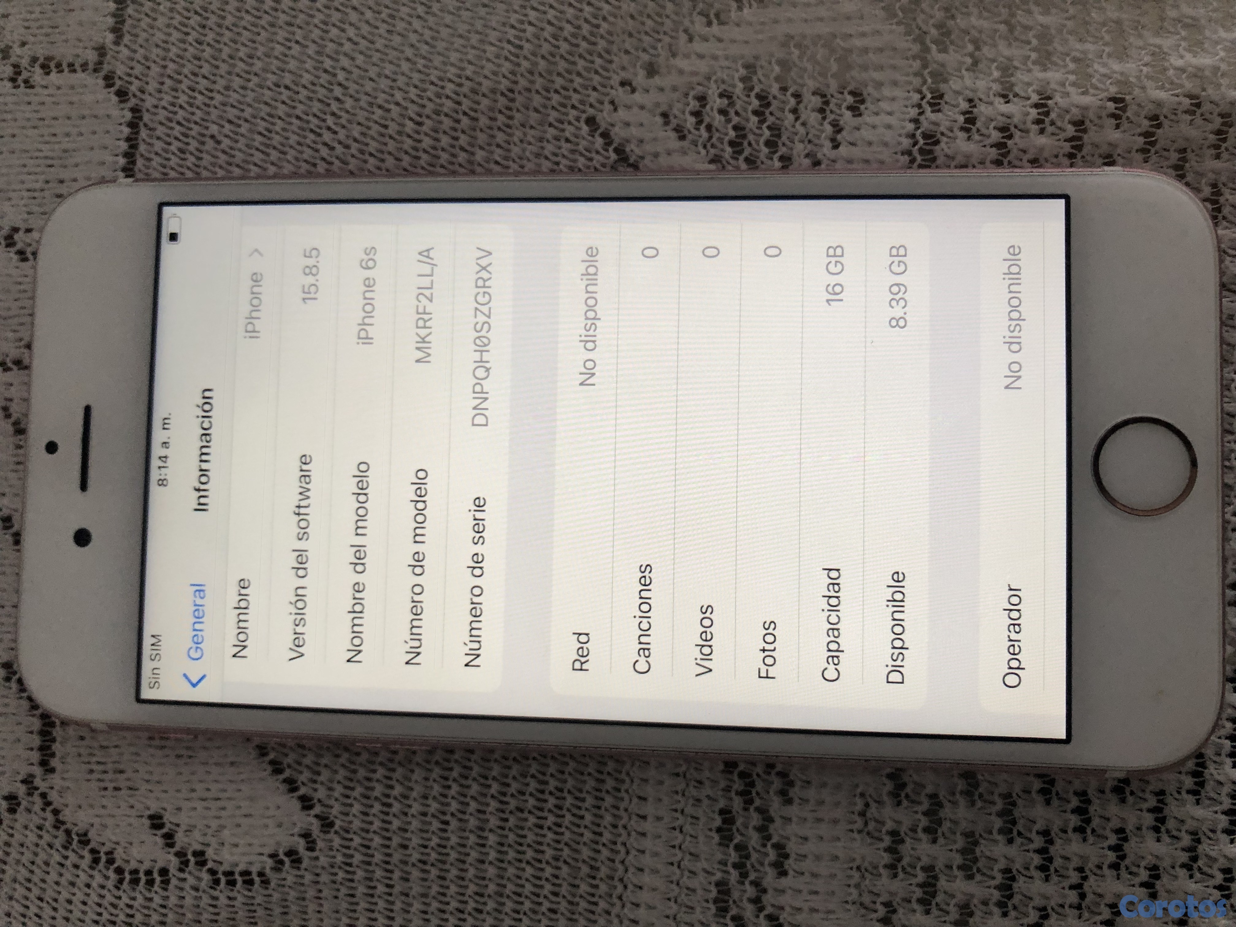 celulares y tabletas - iPhone 6s normal baypass turbo sim 3