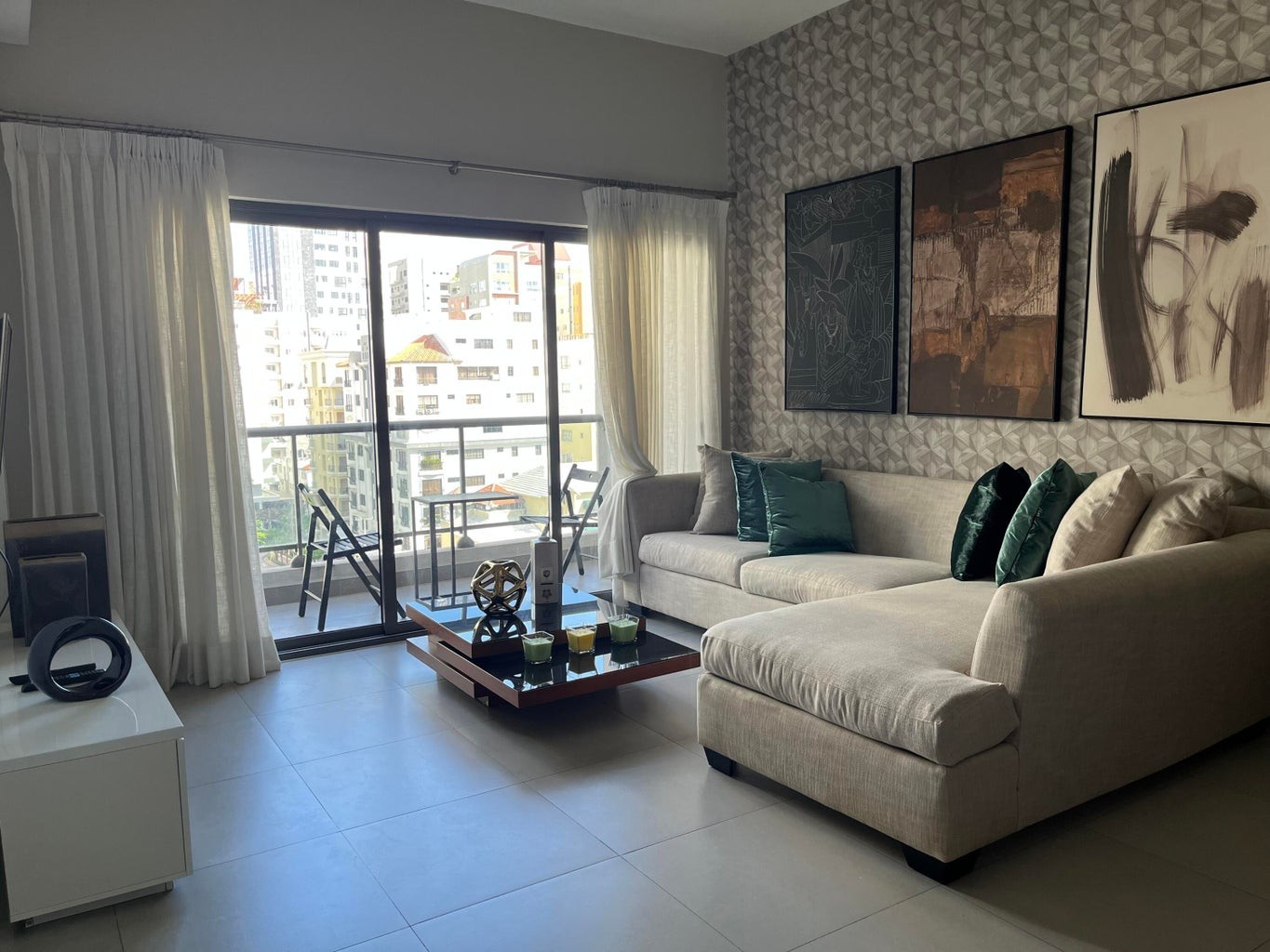 apartamentos - Alquiler Piantini Hermoso Apartamento equipado totalmente de Dos Habitaciones  4