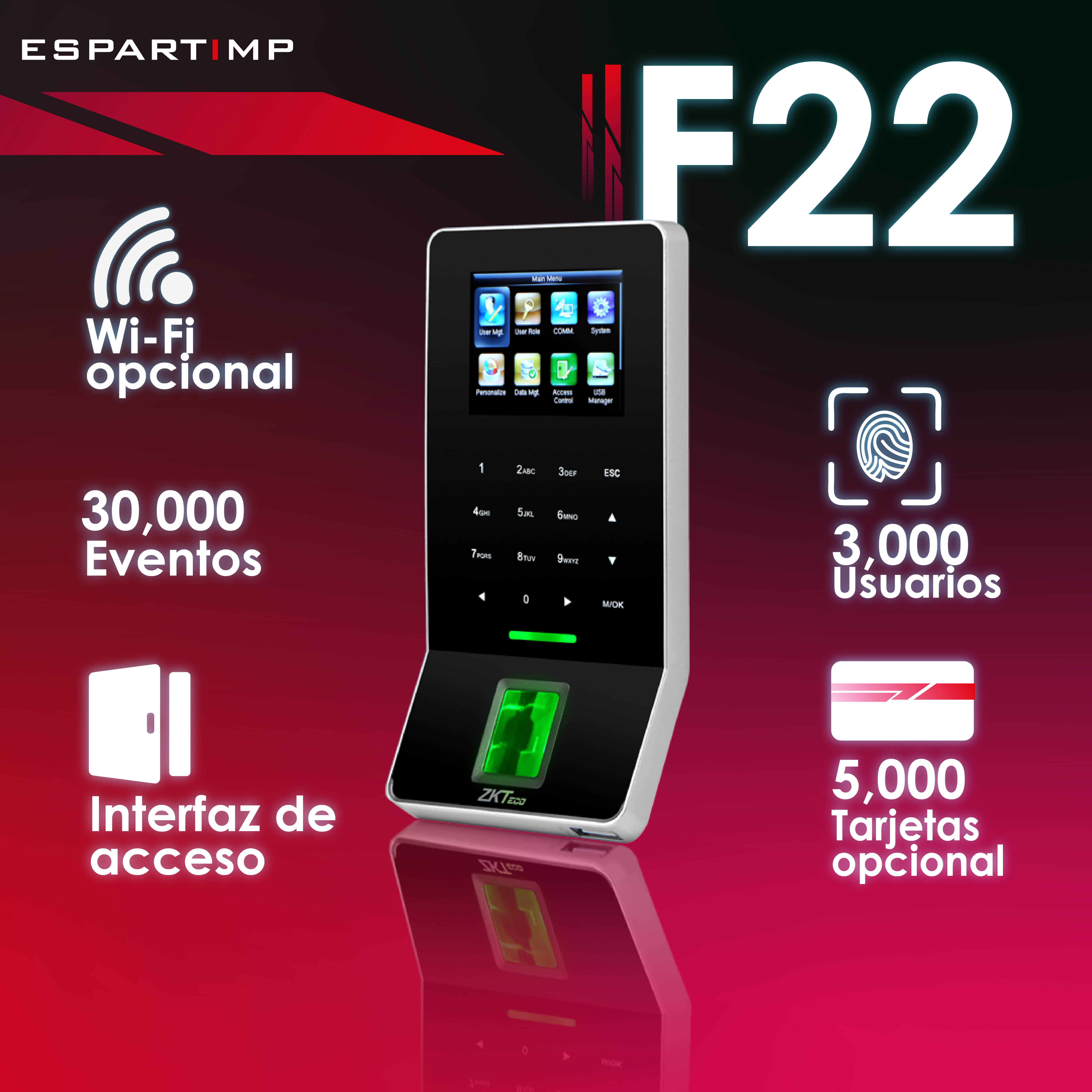 otros electronicos - Controles de acceso y asistencia en RD 6