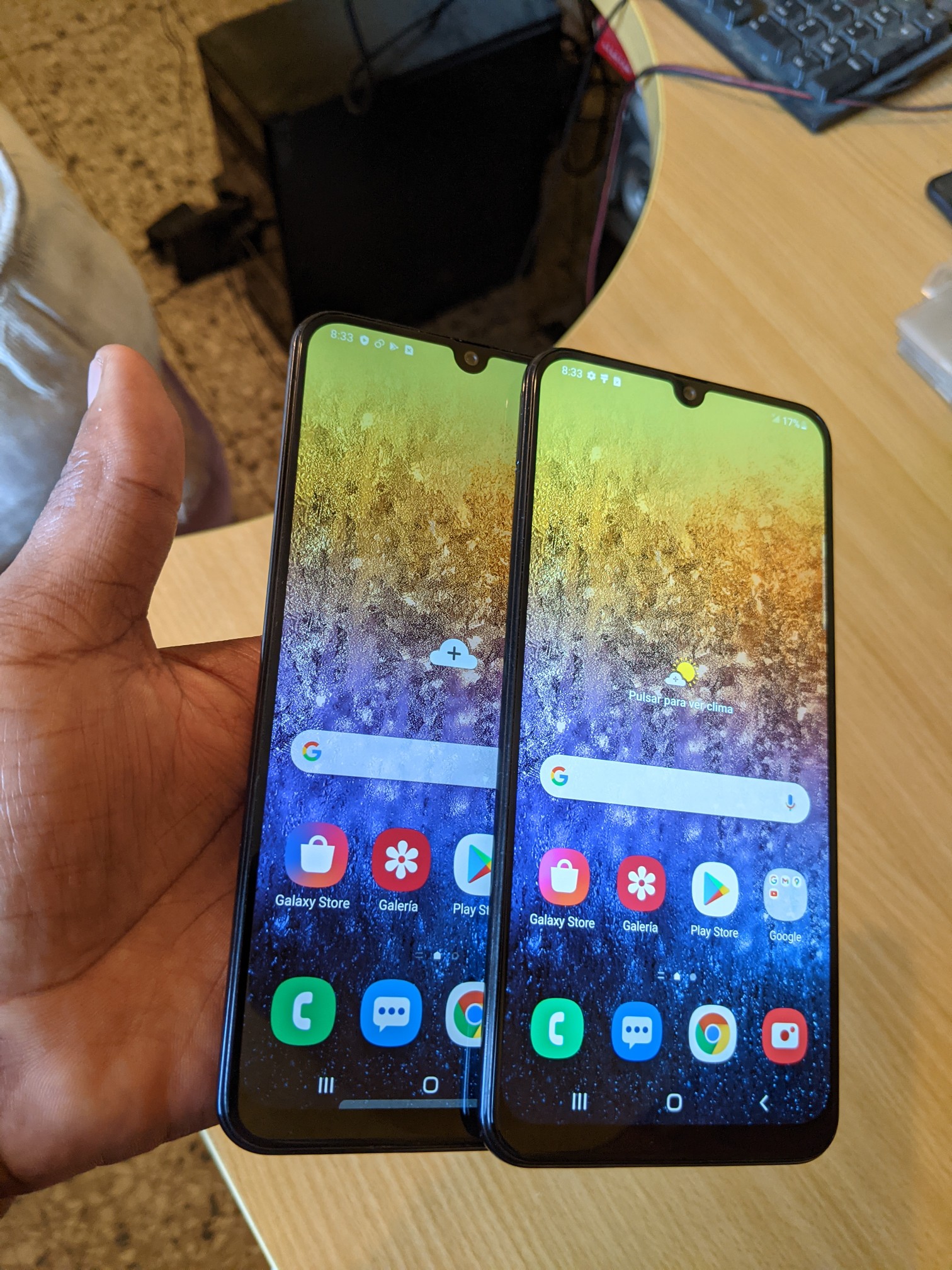 celulares y tabletas - Samsung galaxy A50 64gb triple camara azul pantalla 6.5 pulgadas.