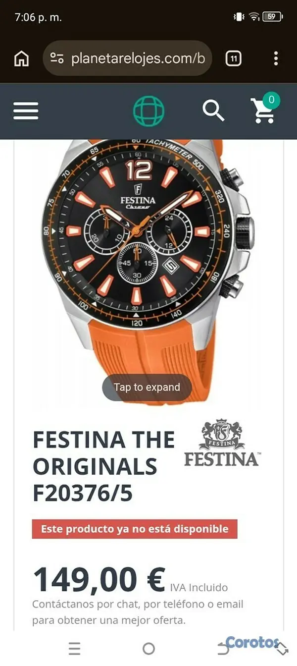joyas, relojes y accesorios - de oportunidad reloj festina europeo 8