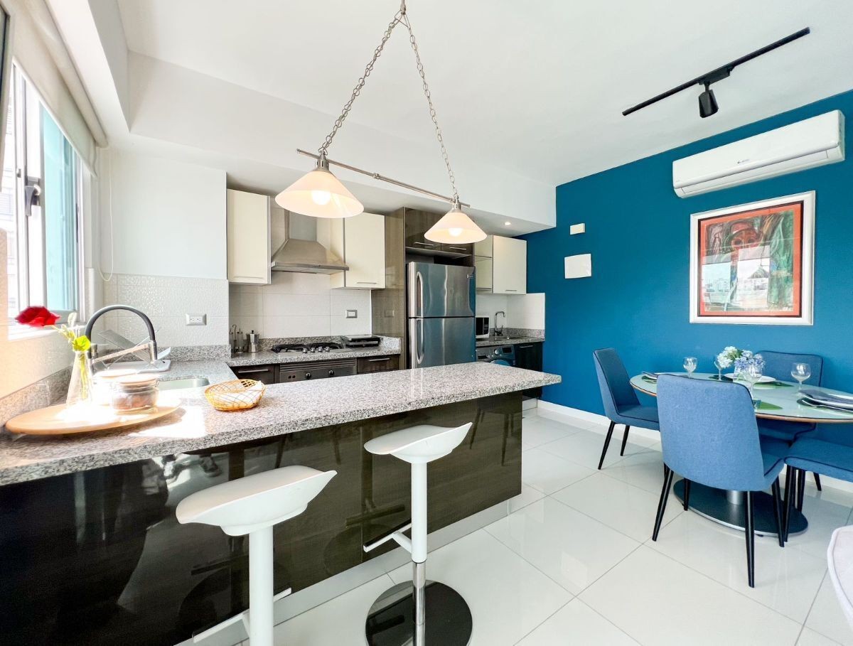 apartamentos - Apartamento En Alquiler En Piantini Amueblado De Una Habitación 3