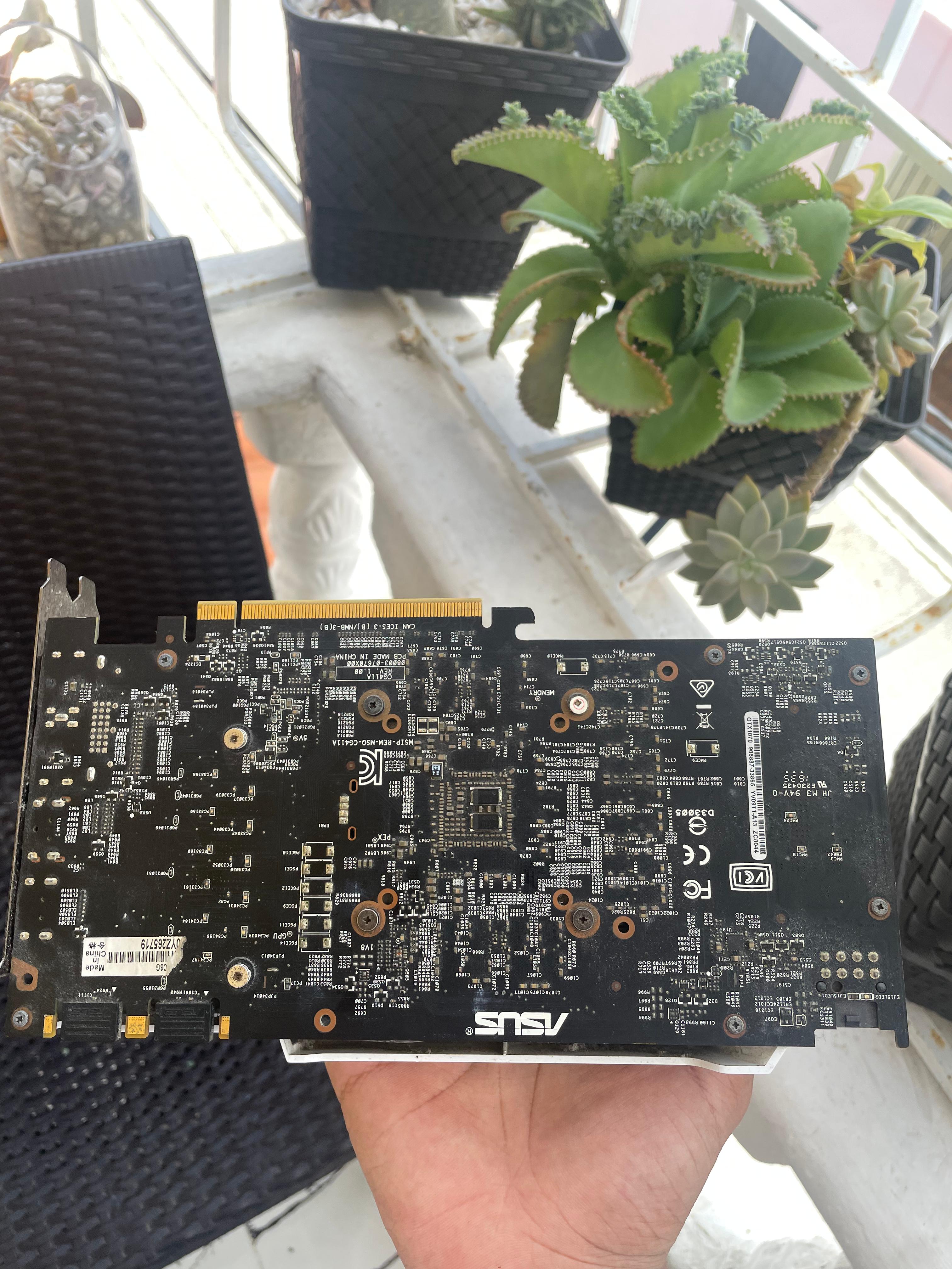 computadoras y laptops - Tarjeta de video Nvidia GTX 1070 2