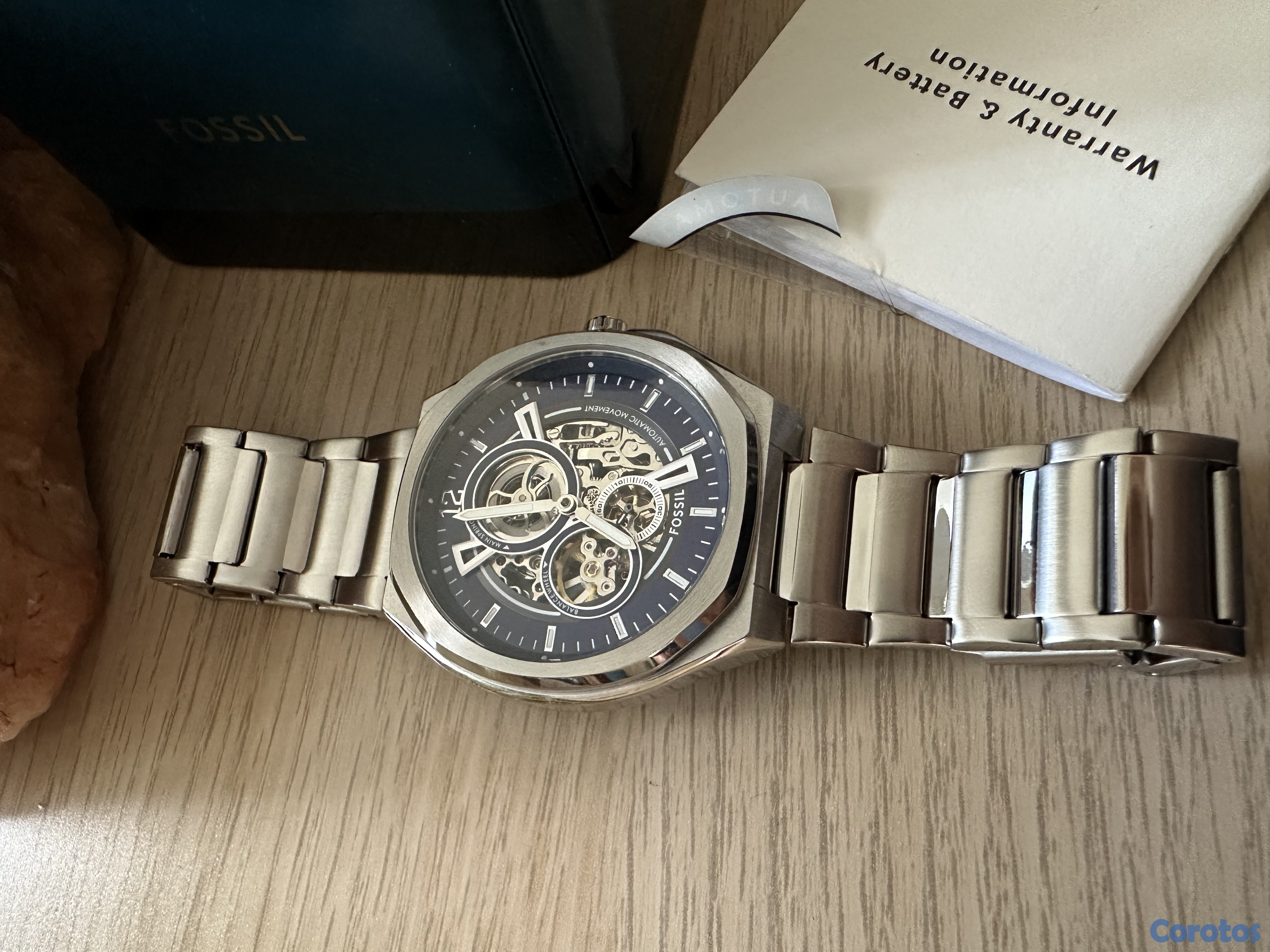 joyas, relojes y accesorios - Vendo reloj Fossil Evanston automatic  3