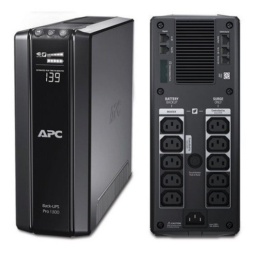 accesorios para electronica - UPS APC  BACK-UPS PRO, 1.5KVA (1500VA), 865 WATTS, BR1500G