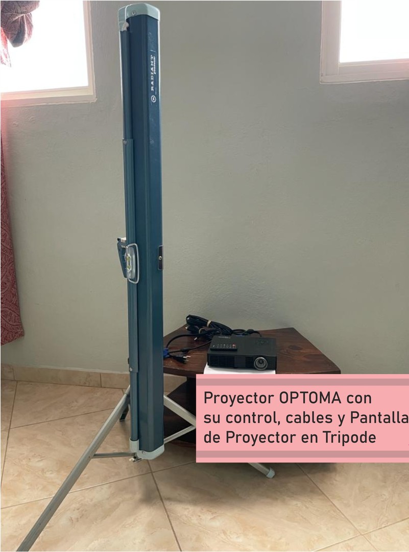 computadoras y laptops - Projector OPTOMA ML500 + Pantalla tipo Tripode