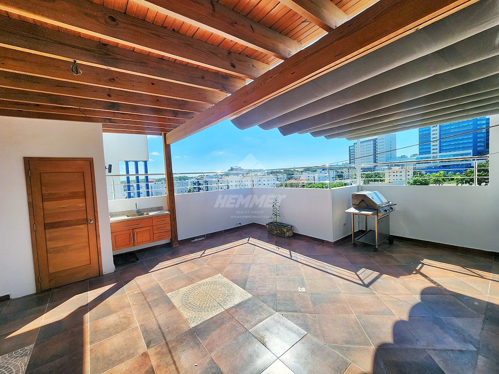 penthouses - MODERNO PENTHOUSE TERRAZA PROXIMO AL HOMS STGO.  2