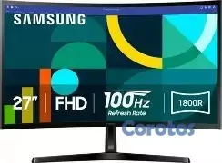 computadoras y laptops - Monitor Curvo 27” Essential S3 S36GD FHD 100Hz  4