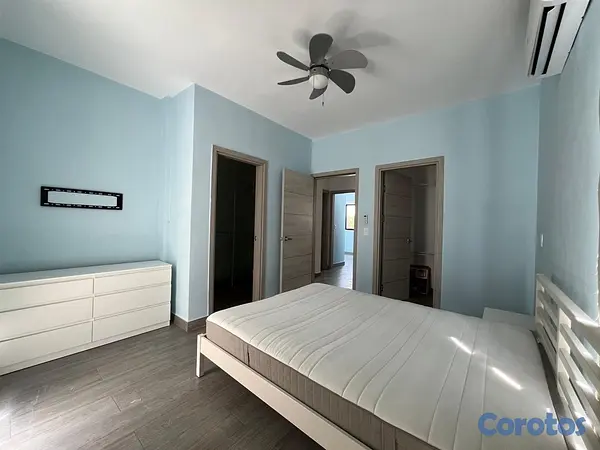 casas - Se  renta Towhouse amueblado  cerca de los hoteles de bávaro 3 habs. 7