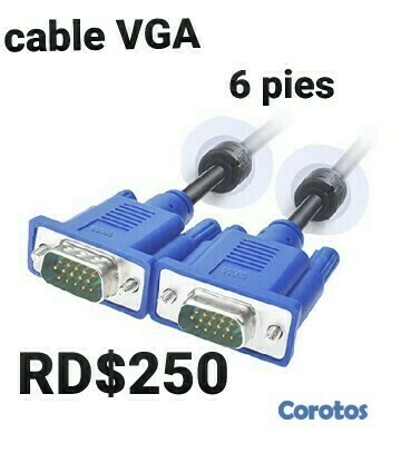 otros electronicos - Cable HDMI y VGA en diferentes tamaños y modelos 1