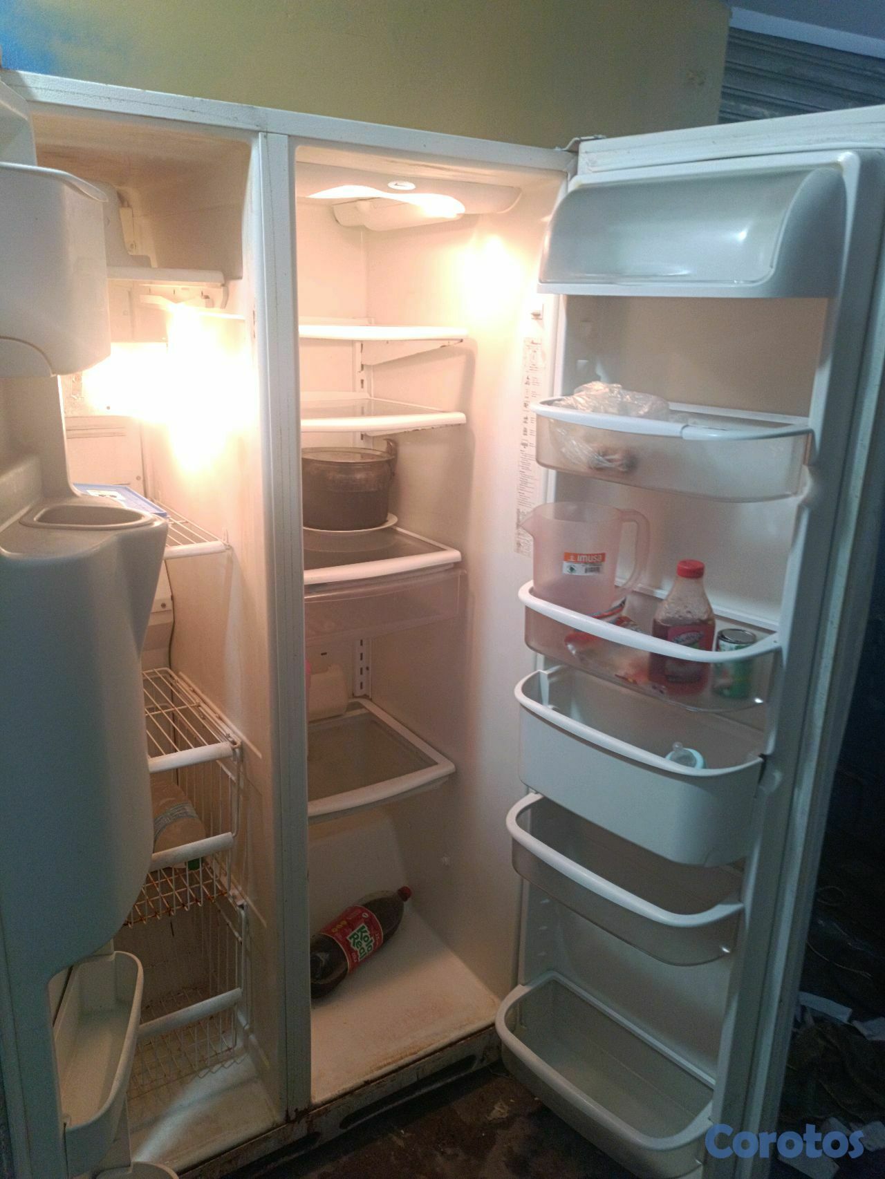 electrodomesticos - nevera grande blanca espaciosa 2