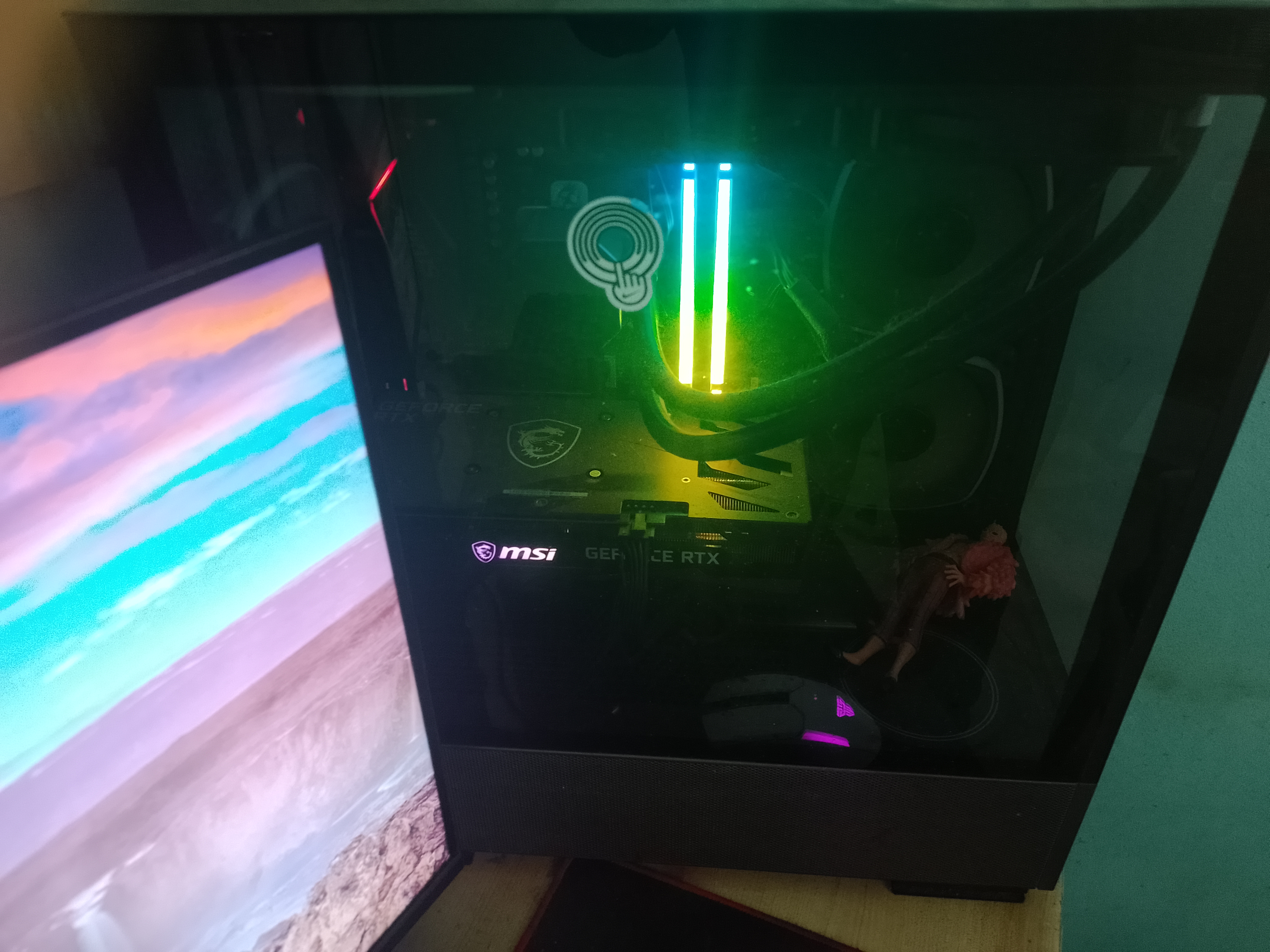 computadoras y laptops - PC gamer con monitor de 180Hz de 32 pulgadas 5