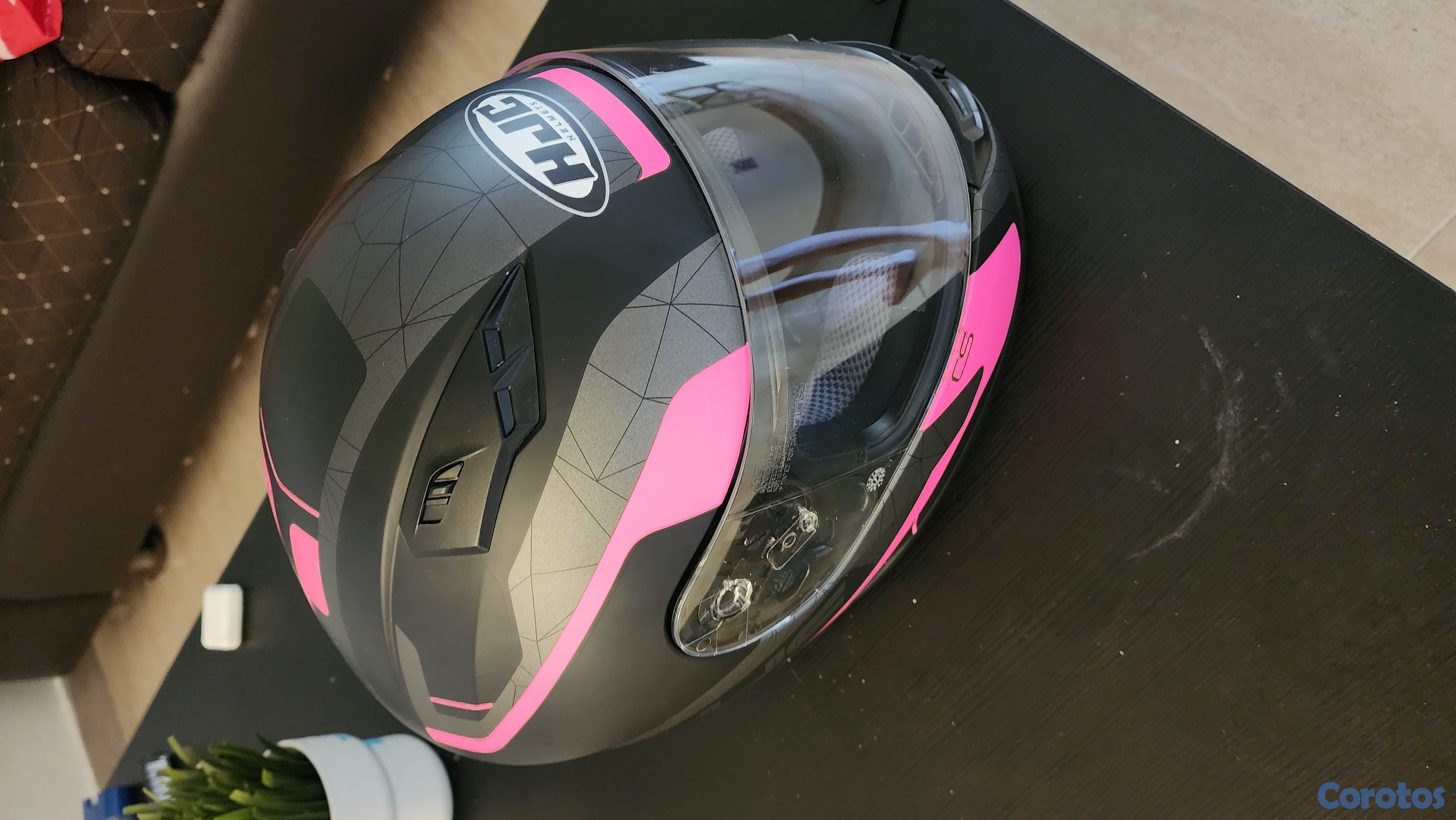 accesorios para vehiculos - Vendo casco Certificado HJC para damas Size XS $7, 4