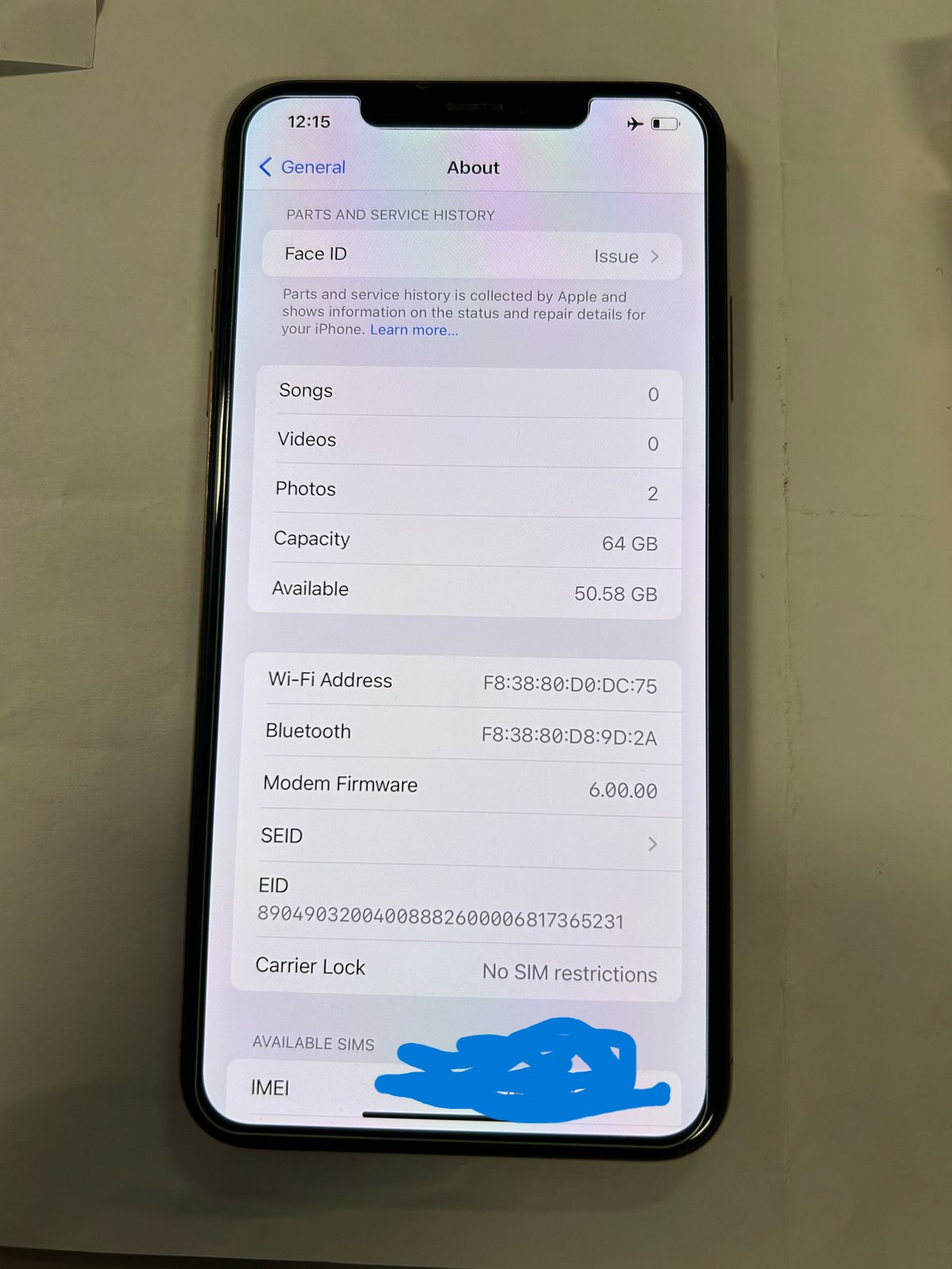 celulares y tabletas - Iphone XS Max 64GB Doardo como nuevo Face ID issue 1