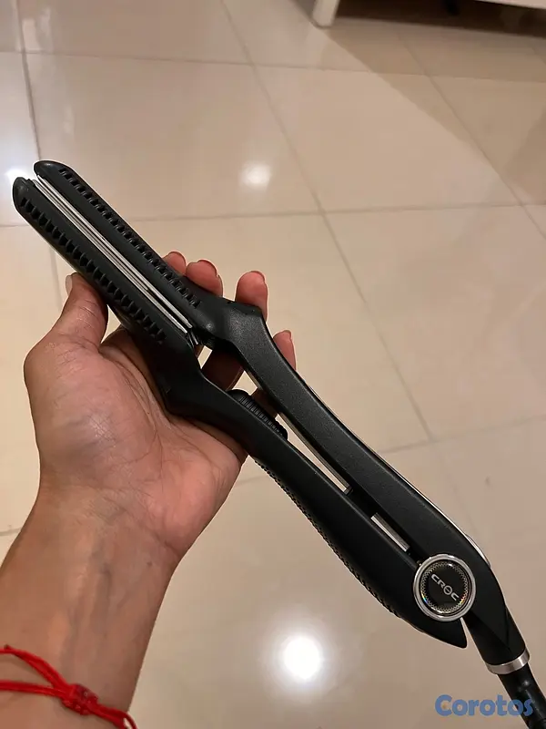 salud y belleza - Plancha de pelo marca Croc modelo classic en titanium  2
