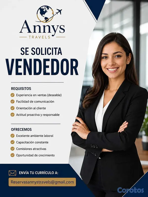 empleos disponibles - OPORTUNIDAD PARA VENDEDOR/A DE ALTO RENDIMIENTO 