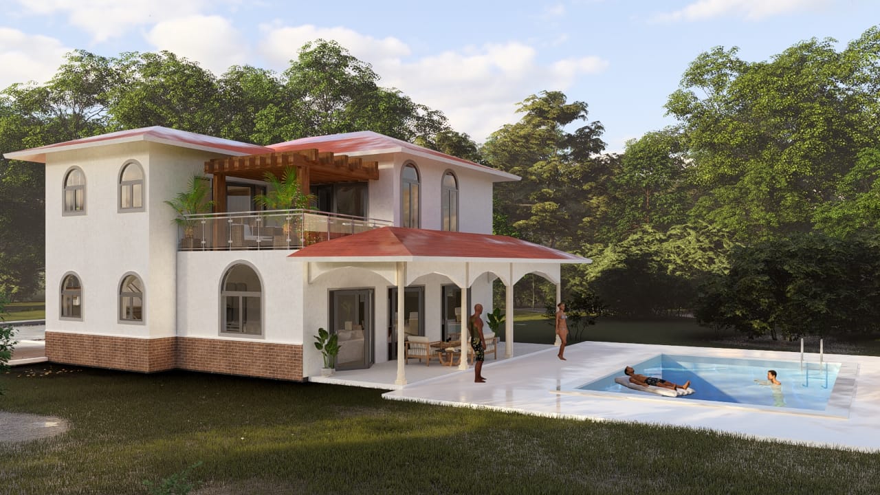 casas vacacionales y villas - VILLA ESPACIOSA EN VENTA EN  MAIMON, PUERTO PLATA. 8